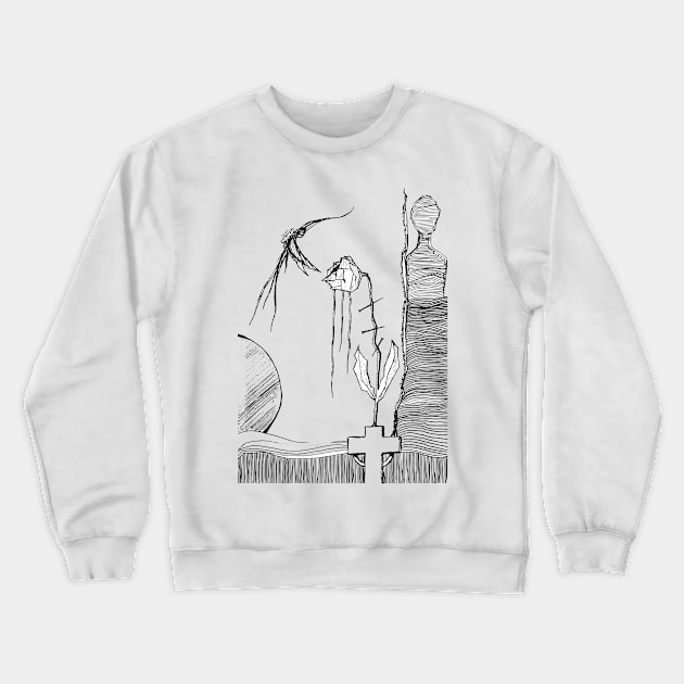 Cycle of Life Crewneck Sweatshirt by Ambient Abstract